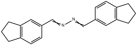 5-INDANCARBOXALDEHYDE AZINE Structure