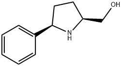 cis-((2S,5R)-5-phenylpyrrolidin-2-yl)methanol Structure