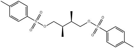 1,4-Butanediol, 2,3-diMethyl-, 1,4-bis(4-Methylbenzenesulfonate), (2R,3R)- Structure