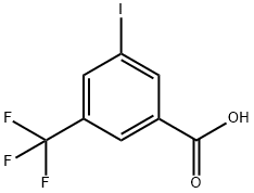 3-碘-5-三氟甲基苯甲酸, 28186-62-1, 结构式