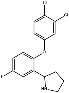 2-[2-(3,4-dichlorophenoxy)-5-fluorophenyl]pyrrolidine|