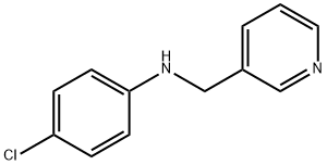 4-chloro-N-(pyridin-3-ylmethyl)aniline Struktur