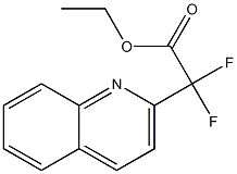 Ethyl 2,2-difluoro-2-(quinolin-2-yl)acetate Structure