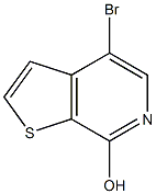 4-bromothieno[2,3-c]pyridin-7-ol 化学構造式