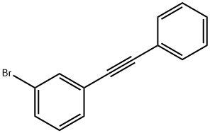 1-ブロモ-3-(フェニルエチニル)ベンゼン 化学構造式