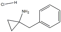 1-Benzylcyclopropan-1-amine hydrochloride Struktur