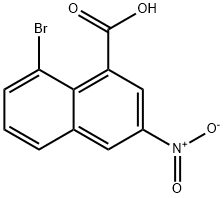 8-溴-3-硝基-1-萘甲酸, 301337-46-2, 结构式