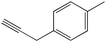 3-(4-tolyl)-1-propyne Struktur