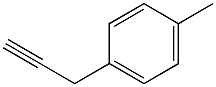 3-(4-tolyl)-1-propyne Structure