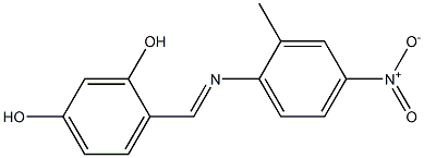 303770-29-8 4-{[(2-methyl-4-nitrophenyl)imino]methyl}-1,3-benzenediol