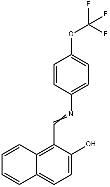 1-({[4-(trifluoromethoxy)phenyl]imino}methyl)-2-naphthol,304455-88-7,结构式