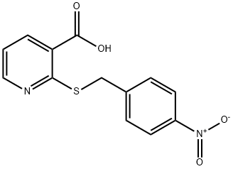 2-{[(4-nitrophenyl)methyl]sulfanyl}pyridine-3-carboxylic acid|
