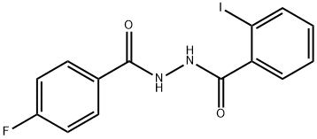 N'-(4-fluorobenzoyl)-2-iodobenzohydrazide Structure