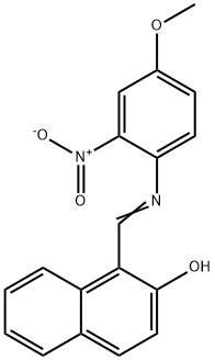 1-{[(4-methoxy-2-nitrophenyl)imino]methyl}-2-naphthol Structure