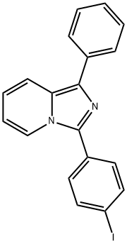 3-(4-iodophenyl)-1-phenylimidazo[1,5-a]pyridine Structure