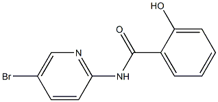 N-(5-bromopyridin-2-yl)-2-hydroxybenzamide 结构式