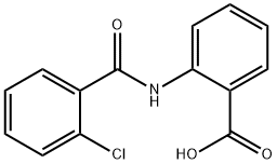 2-[(2-chlorobenzoyl)amino]benzoic acid 化学構造式