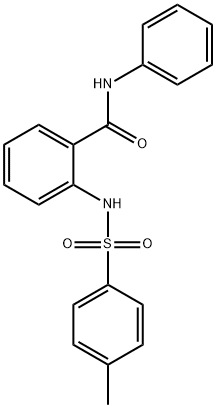 2-{[(4-methylphenyl)sulfonyl]amino}-N-phenylbenzamide Struktur