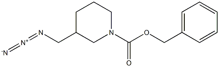 1-Cbz-3-(azidomethyl)piperidine Struktur