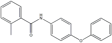 2-methyl-N-(4-phenoxyphenyl)benzamide Structure