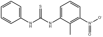 N-(2-methyl-3-nitrophenyl)-N'-phenylthiourea Structure