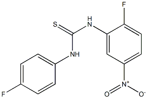 N-(2-fluoro-5-nitrophenyl)-N'-(4-fluorophenyl)thiourea,316151-54-9,结构式