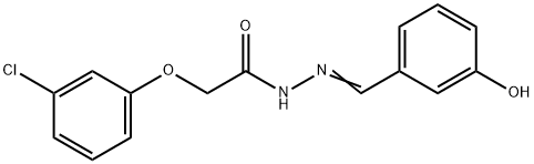 318261-47-1 2-(3-chlorophenoxy)-N'-(3-hydroxybenzylidene)acetohydrazide