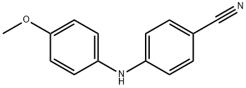 4-[(4-methoxyphenyl)amino]benzonitrile Struktur