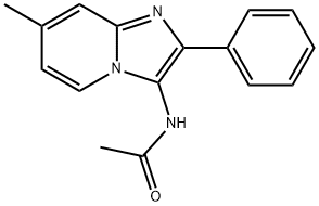 N-(7-methyl-2-phenylimidazo[1,2-a]pyridin-3-yl)acetamide Structure