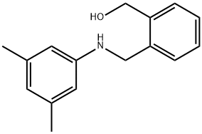 {2-[(3,5-dimethylanilino)methyl]phenyl}methanol 结构式