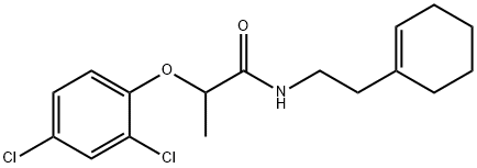 N-[2-(1-cyclohexen-1-yl)ethyl]-2-(2,4-dichlorophenoxy)propanamide Structure