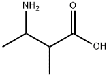 Butanoic acid, 3-amino-2-methyl- 化学構造式