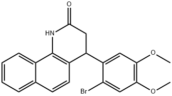 329065-99-8 4-(2-bromo-4,5-dimethoxyphenyl)-3,4-dihydrobenzo[h]quinolin-2(1H)-one