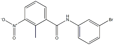 N-(3-bromophenyl)-2-methyl-3-nitrobenzamide Structure