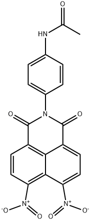 N-[4-(6,7-bisnitro-1,3-dioxo-1H-benzo[de]isoquinolin-2(3H)-yl)phenyl]acetamide|