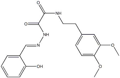N-[2-(3,4-dimethoxyphenyl)ethyl]-2-[2-(2-hydroxybenzylidene)hydrazino]-2-oxoacetamide|