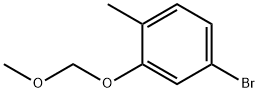 4-Bromo-2-(methoxymethoxy)-1-methylbenzene 结构式