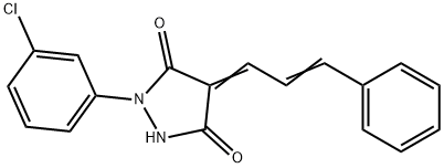 331464-46-1 1-(3-chlorophenyl)-4-(3-phenyl-2-propenylidene)-3,5-pyrazolidinedione