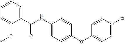 331829-96-0 N-[4-(4-chlorophenoxy)phenyl]-2-methoxybenzamide