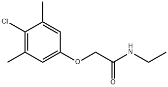 2-(4-chloro-3,5-dimethylphenoxy)-N-ethylacetamide,332942-62-8,结构式