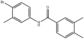 N-(4-bromo-3-methylphenyl)-3,4-dimethylbenzamide,333348-53-1,结构式