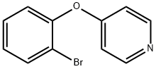 4-(2-溴苯氧基)吡啶,33399-23-4,结构式