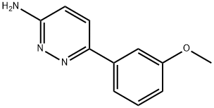 3-Amino-6-(3-methoxyphenyl)pyridazine 结构式