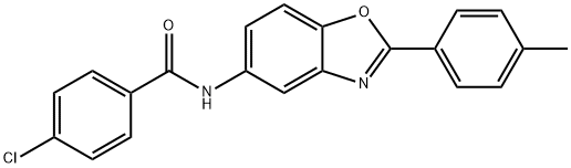 342590-80-1 4-chloro-N-[2-(4-methylphenyl)-1,3-benzoxazol-5-yl]benzamide