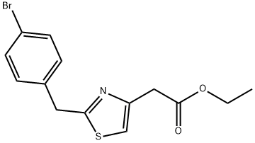 ETHYL 2-(2-(4-BROMOBENZYL)THIAZOL-4-YL)ACETATE Struktur