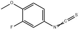 2-fluoro-4-isothiocyanato-1-methoxybenzene 化学構造式