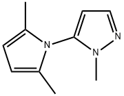 5-(2,5-dimethyl-1H-pyrrol-1-yl)-1-methyl-1H-pyrazole 化学構造式