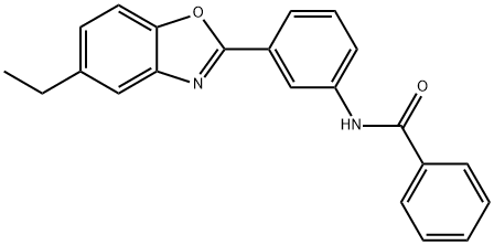 N-[3-(5-ethyl-1,3-benzoxazol-2-yl)phenyl]benzamide Struktur