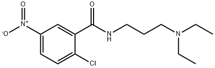 2-chloro-N-[3-(diethylamino)propyl]-5-nitrobenzamide,346724-33-2,结构式