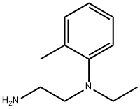 N-(2-aminoethyl)-N-ethyl-2-methylaniline 化学構造式